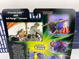 Star Wars Power of the Jedi (POTJ) Deluxe - Slave Leia W/ Sail Barge Cannon ROTJ