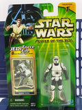 Star Wars Power of the Jedi (POTJ) Biker Scout Trooper (Dirty) 2000 Hasbro MOC