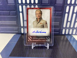 Topps Star Wars Rise of Skywalker Amanda Lawrence Commander D'Acy Auto Red /99