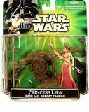 Star Wars Power of the Jedi (POTJ) Deluxe - Slave Leia W/ Sail Barge Cannon ROTJ