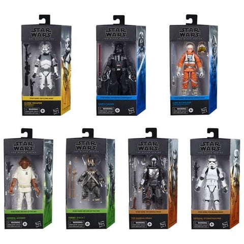 Star Wars Black Series 6" Wave 1 (2020) Set of 7 Figures - $164.88 - Free Shipping
