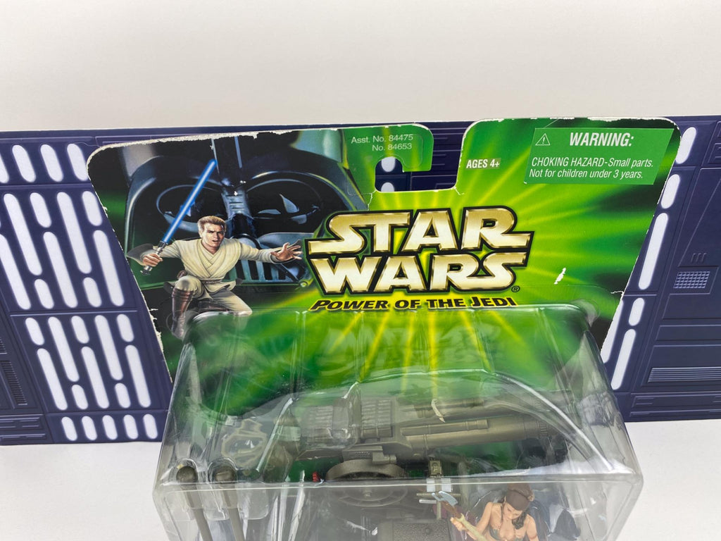 Star Wars Power of the Jedi (POTJ) Deluxe - Slave Leia W/ Sail Barge C ...