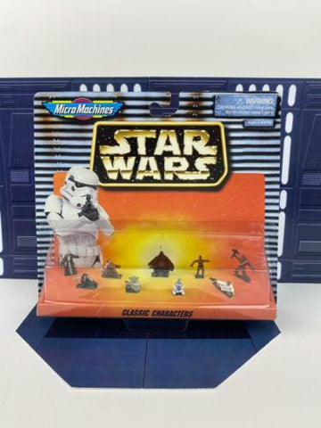 Micro Machines 66080 Star Wars Classic Characters Luke Vader Han Solo R2 Obi-Wan