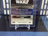 2019 Topps Star Wars Rise of Skywalker Vinette Robinson as Tyce Auto /99 - #A-VR