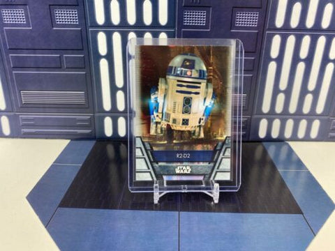 2020 Topps Star Wars Holocron - R2-D2 Base Short Print Variation - #REP-9S