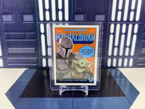 Topps Star Wars Mandalorian Season 2 Comic Insert CC-7 Grogu & The Mandalorian