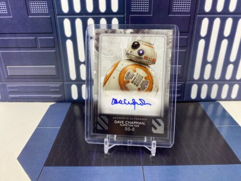 2020 Topps Star Wars Rise of Skywalker S2 Dave Chapman as BB-8 Base Auto