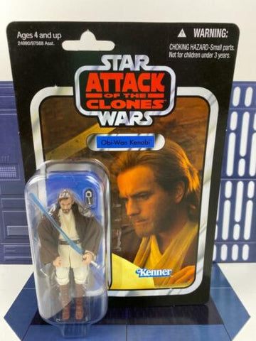 Star Wars Vintage Collection Attack of the Clones AOTC Jedi Obi-Wan Kenobi VC31