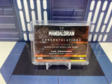2020 Topps Star Wars The Mandalorian Armorer Mando Helmet Medallion Card M-AH