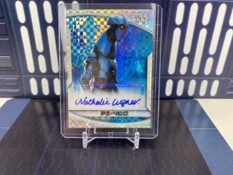2020 Topps Star Wars Chrome Perspectives Nathalie Cuzner PZ-4CO On-Card Auto /99
