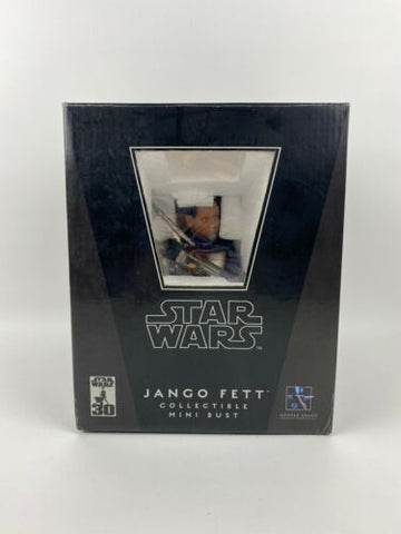 Star Wars Gentle Giant Mini Bust Mandalorian Bounty Hunter Jango Fett #6757/9000