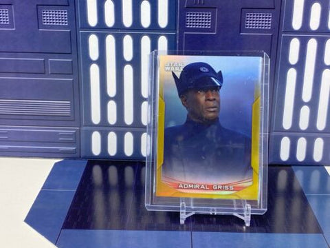 2020 Topps Star Wars Chrome Perspectives ADMIRAL GRISS #40-R Gold Refractor /50