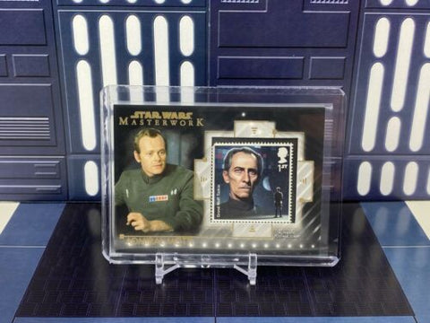 2020 Topps Star Wars Masterworks Stamp Relic Admiral Motti - Tarkin Black 1/5