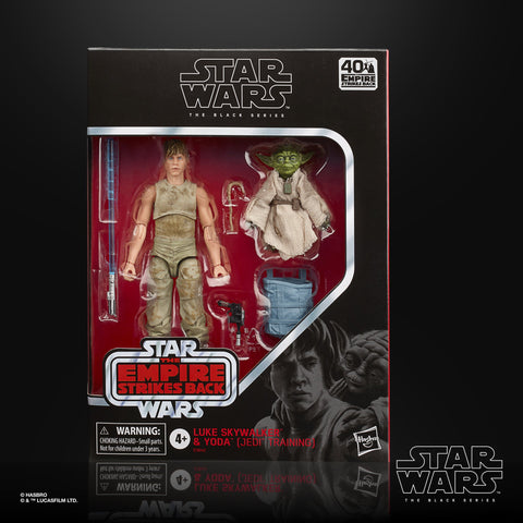 Star Wars Black Series 6" ESB 40TH ANNIVERSARY: Luke Skywalker & Yoda (Jedi Training on Dagobah)