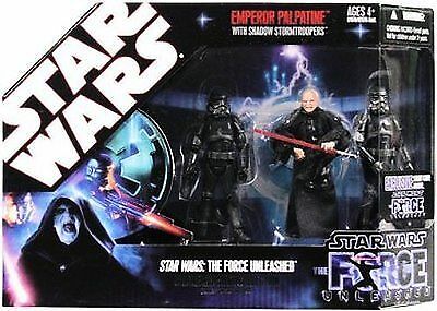 Star Wars 30th Force Unleashed Emperor Palpatine W/ Shadow Stormtroopers Walmart
