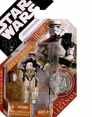 Star Wars 30th Saga Legends Imperial Sand Trooper (Stormtrooper) Sergeant -Dirty