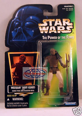 Star Wars Power of the Force (POTF2) Hologram Tri-Logo Weequay Skiff Guard